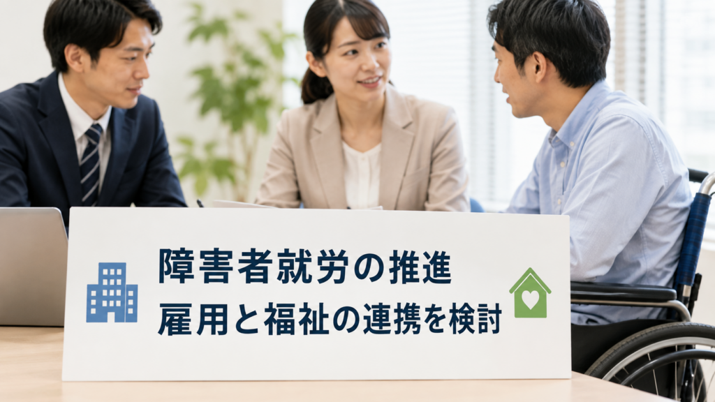 障害者就労で雇用と福祉の役割整理へ　一般就労と就労継続支援のあり方を厚生労働省が検討